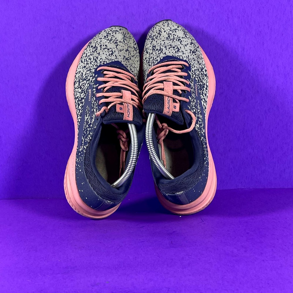 Brooks Women's Blue & Pink Launch 6 Running Sneakers Shoe Size 9.5 - Picture 9 of 10